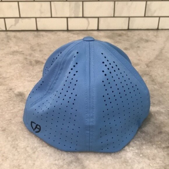 Bristol Pirates Hat Cap Fitted Mens L XL Powder Blue MILB Baseball Flexfit - Picture 5 of 9